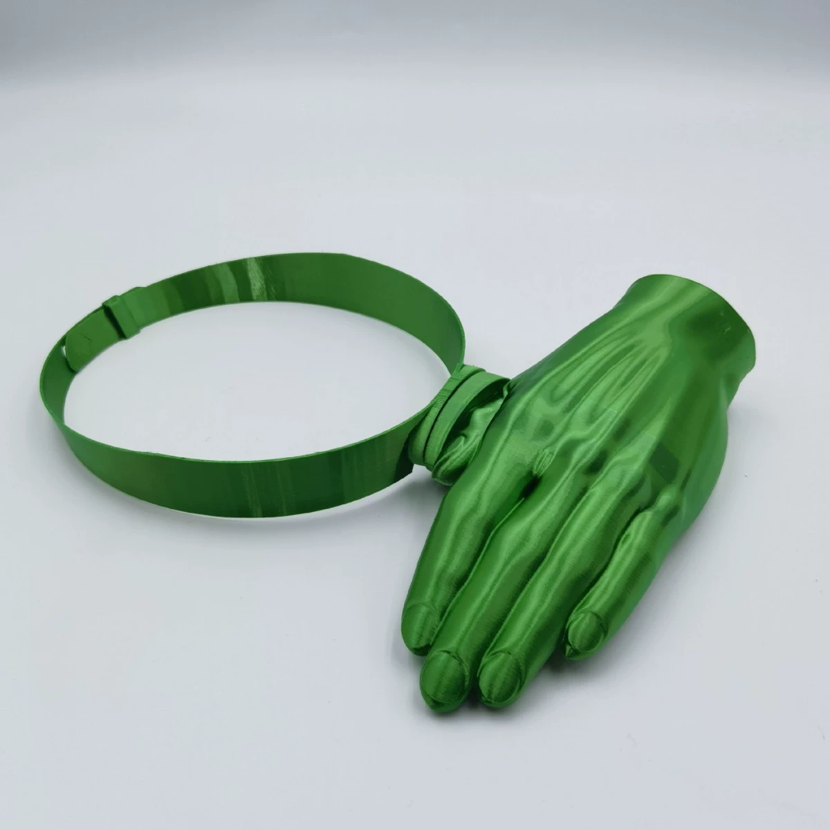 Lazy Hand Sun Hat 3D Printed Palm-Sized Hands-Free Sun Shade Headband for Beach Outdoor Funny Novelty Gift