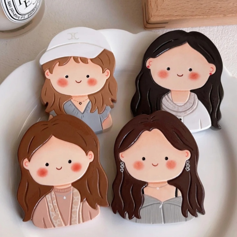 Custom Cartoon Portrait Fridge Magnet Personalized Gift with Cute Hand-Drawn Design for Lover - soufeelus