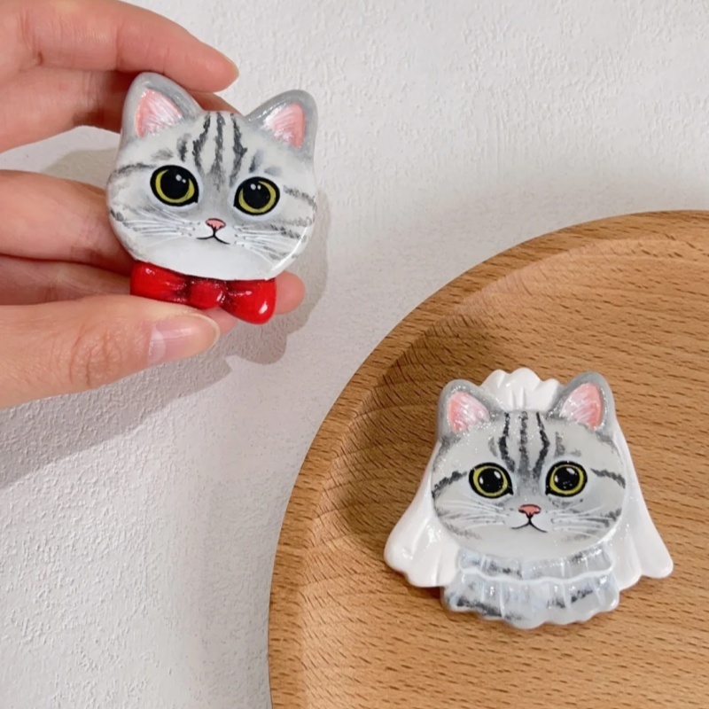 Custom Cute Fridge Magnet Cartoon Portrait Personalized Gift with Cute Hand-Drawn Design - soufeelus