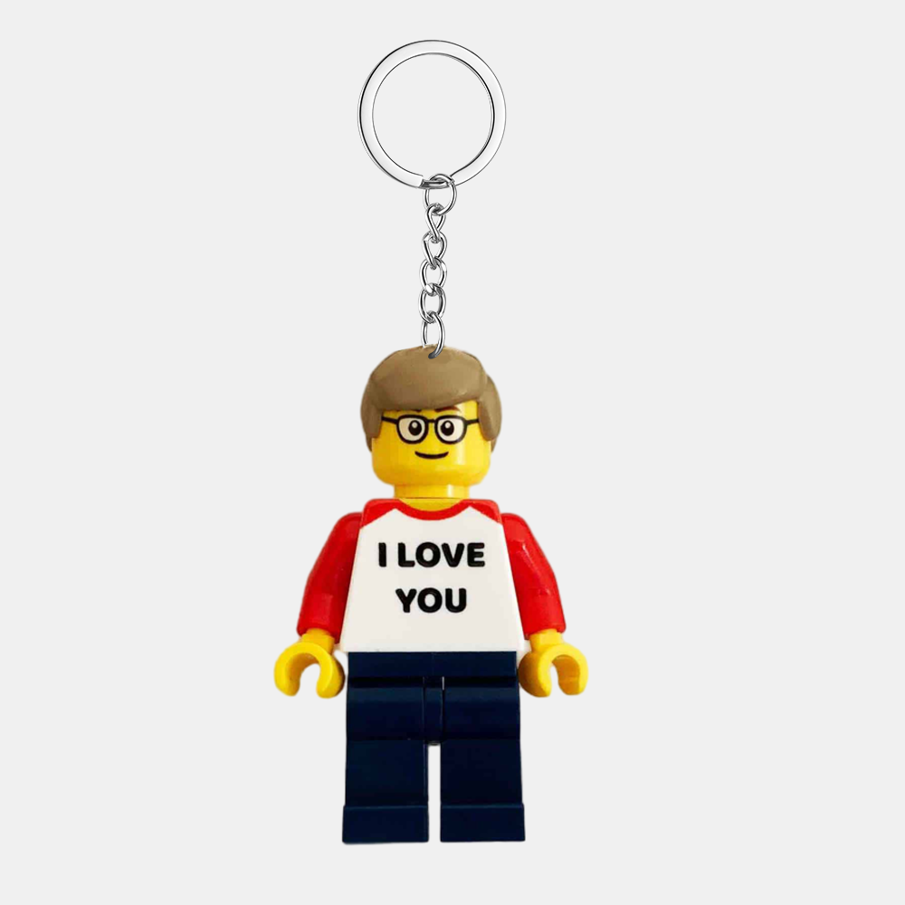 Custom Text Mini Figure Bag Charm– Personalised Gift for Him, Her or Friends