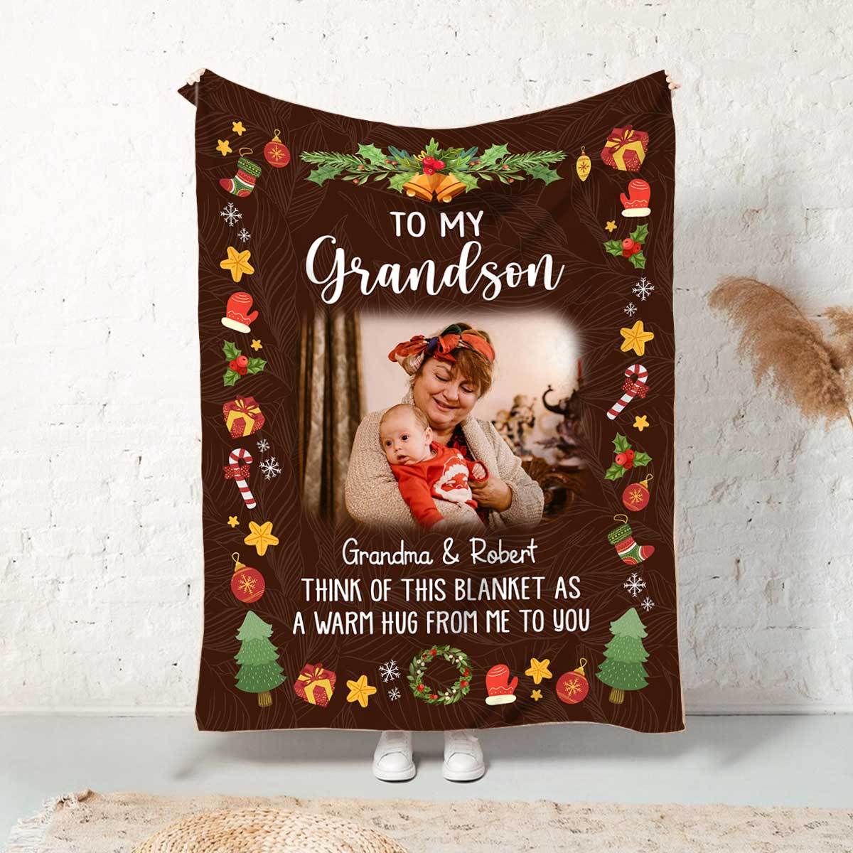 To My Granddaughter Blanket, Granddaughter Blanket, Personalized Gift For Granddaughter From Grandma, Christmas Blanket For Granddaughter