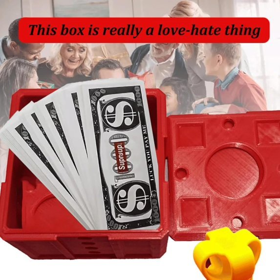 The Annoying Gift Box With Screws 3D Printed Gift Card Money Cash Puzzle Box for Him/Her