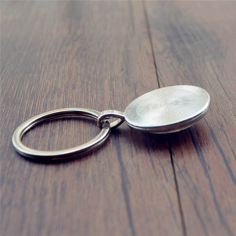 Custom Photo Keychain – Personalized Round Pendant
