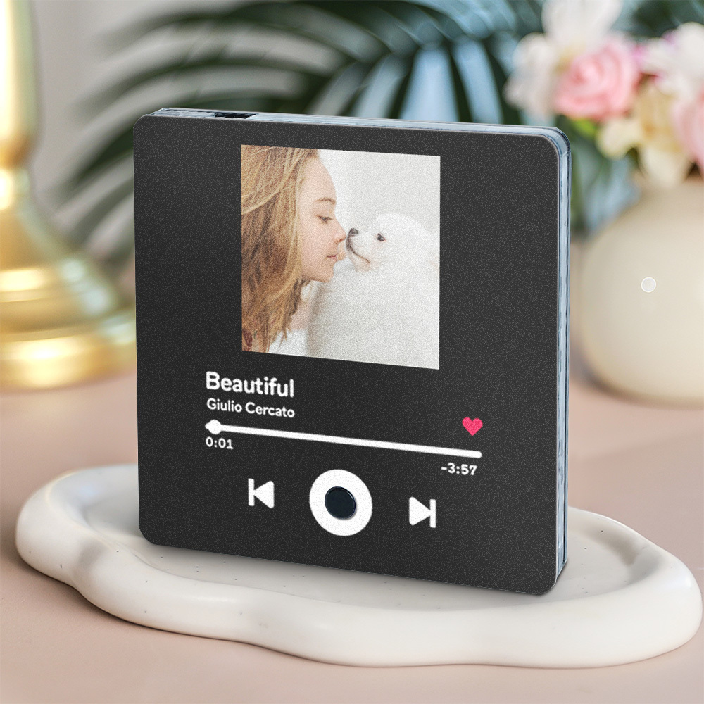 Personalized Photo Album Fridge Magnet Music Wall Photo Sticker Music Movement That Can Be Played Without Cell Phone