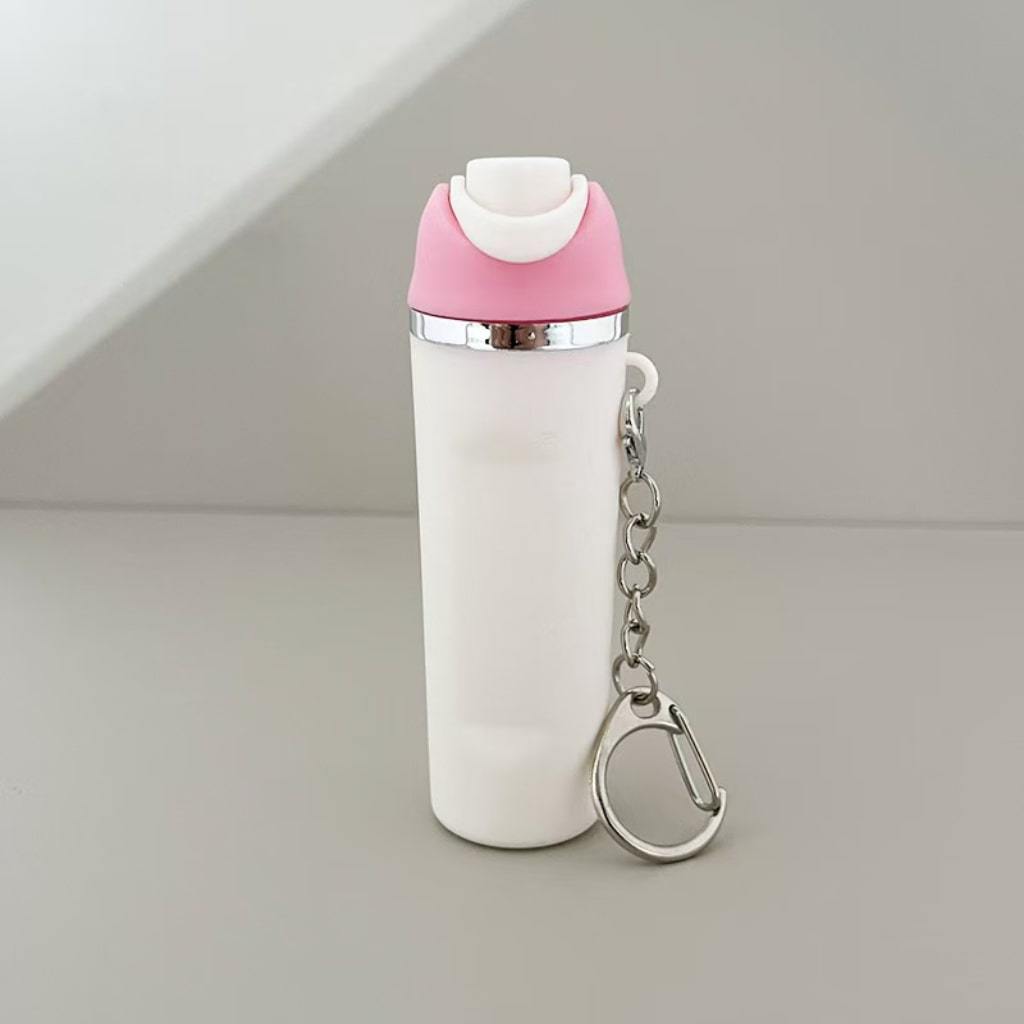 Solid Color Mini Tumbler Cup Keychains Can Be Stored Keychains