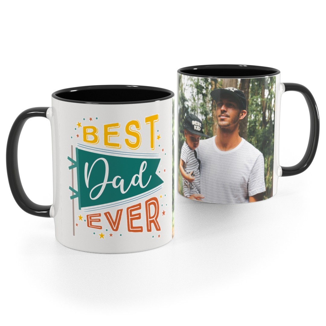 Custom Photo Mug for Father's Day Upload Your Image Create a Personalized Gift for Dad