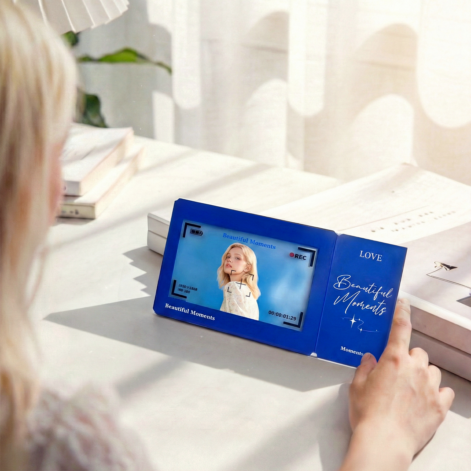 Custom Photo Acrylic Pull-Out Ticket Stub with Text Personalized Acrylic Commemorative Gift with Hidden Photo