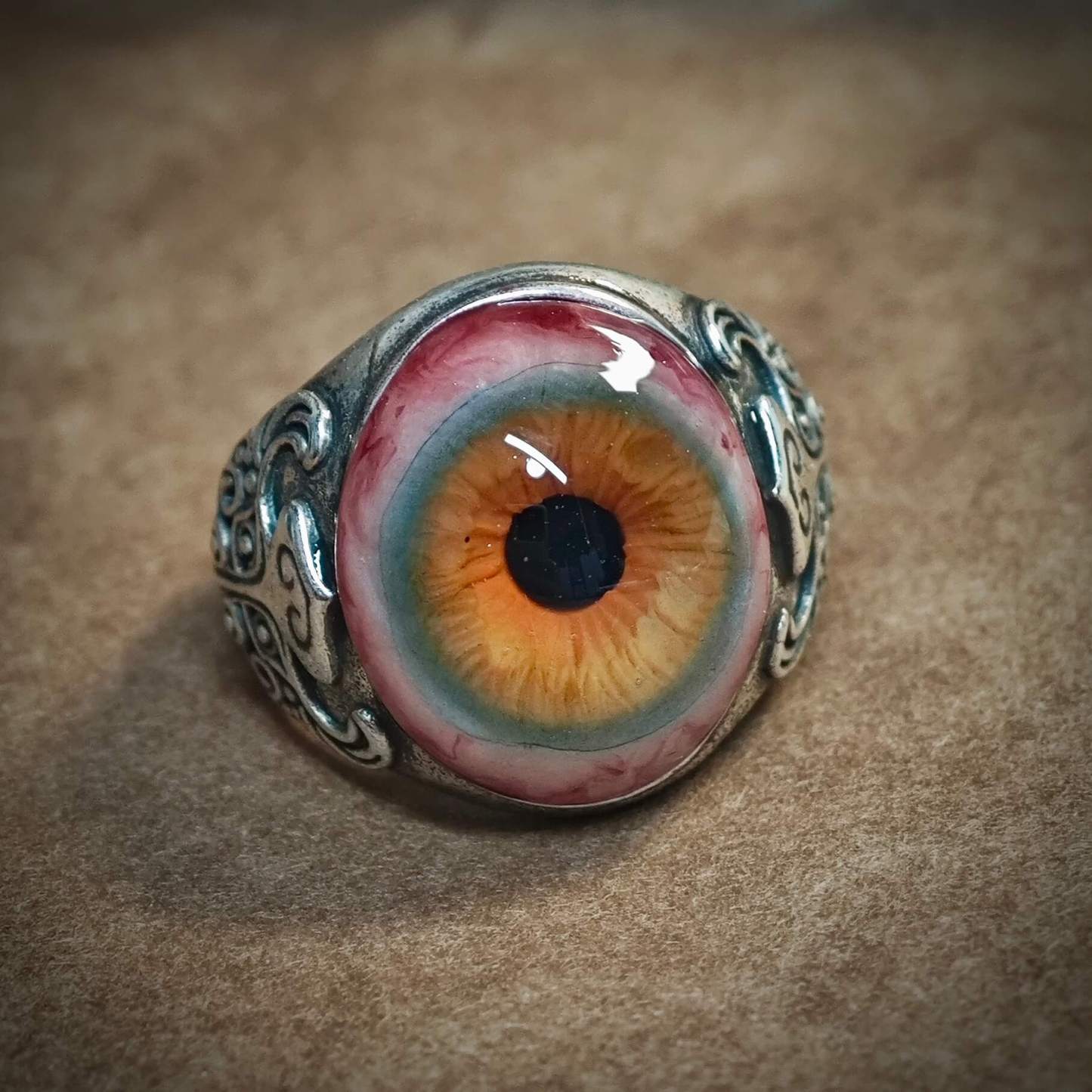 Eyeball Ring Adjustable Men's Ring Best Gift For Him