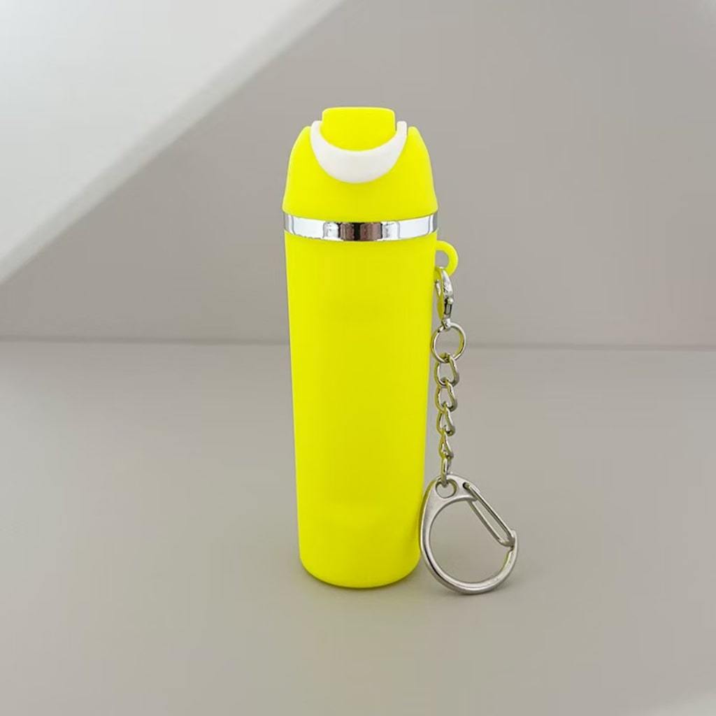 Solid Color Mini Tumbler Cup Keychains Can Be Stored Keychains