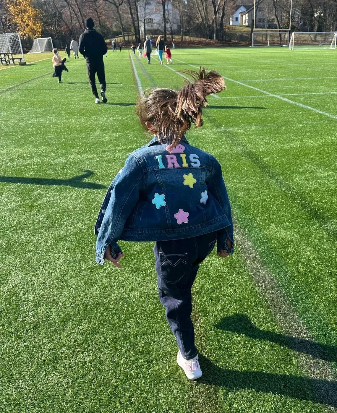 Personalized Jean Jacket With Daisy, Kids Jean Jacket, Custom Jean Jacket For Kids, Gift For Girls, Custom Jean Jacket, Spring Outfit