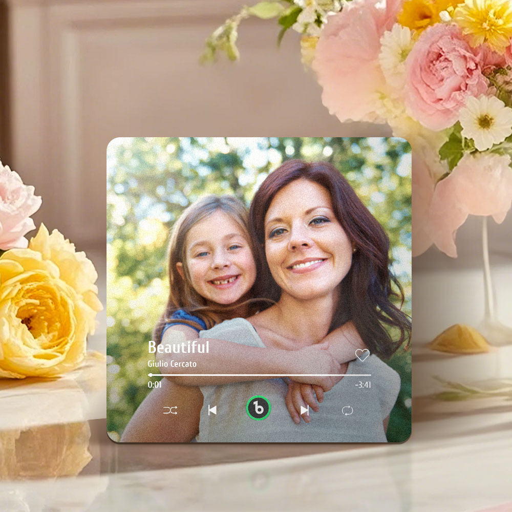 Custom Music Fridge Magnet New 4.0 Upgrade Colorful Frame Album Fridge Magnet Music Wall Photo Sticker Music Movement That Can Be Played Mother's Day Gifts for Mom - soufeelus