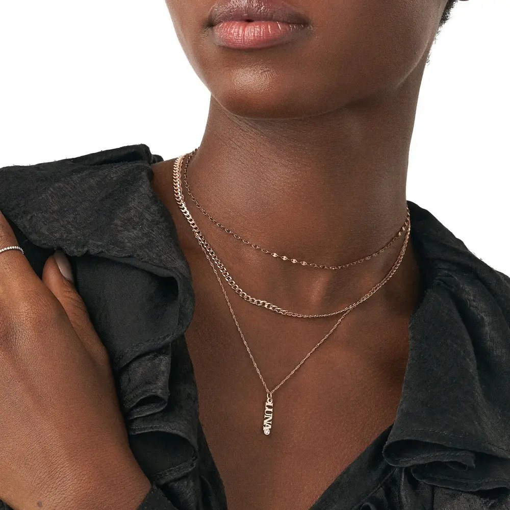 Custom Chain Name Necklace Multi-name Necklace Diamond Name Necklace Gift For Her