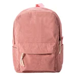 Personalized Braided Flower Rainbow Name Corduroy Kid Toddler Backpack for Preschool Kindergarten Birthday Back to School Gift for Boys Girls