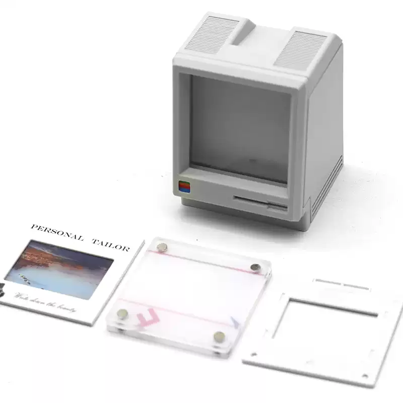 135 Film Slide Viewer Light and Shadow Reversal Film Viewer Retro Computer-Style Viewing Stand Desktop Ambient Night Light