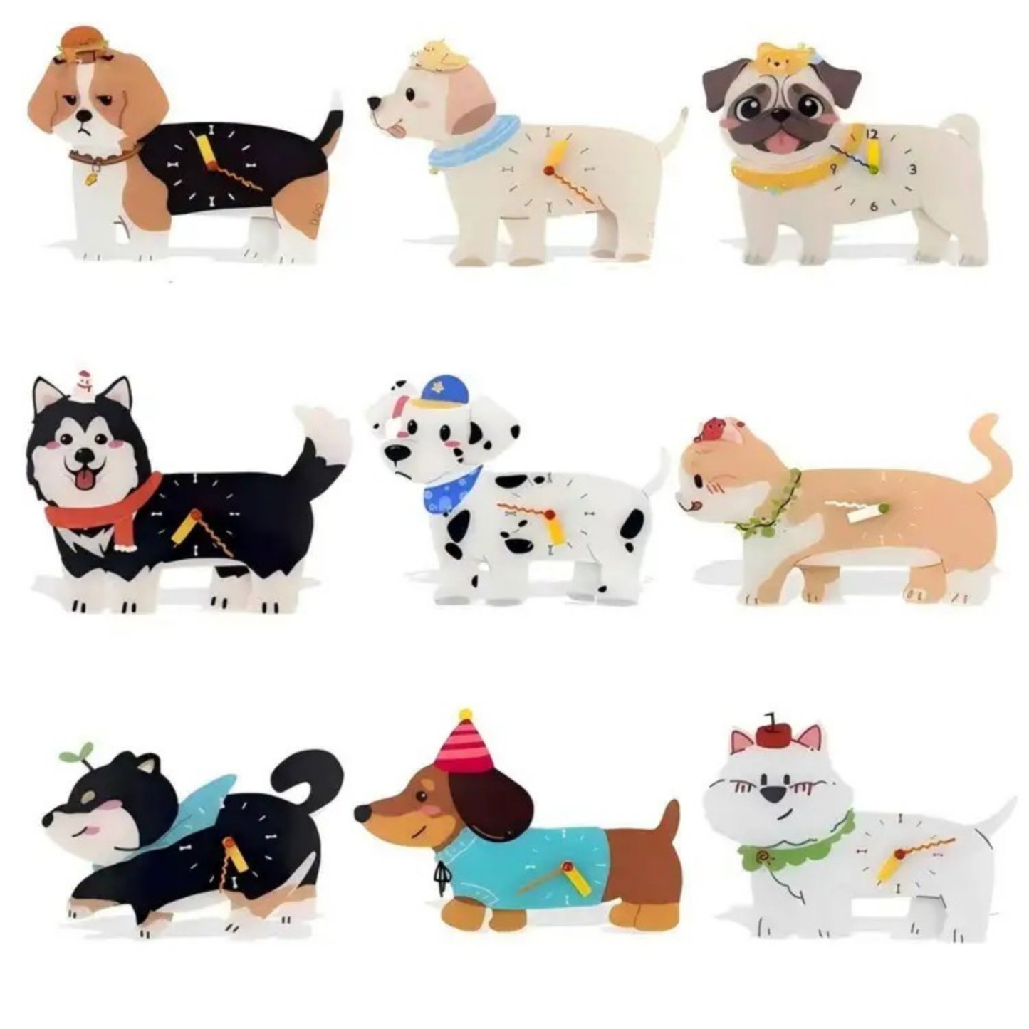Personalized Pet Wall Clock Custom Wall Clock with Photo Unique Wall Art for Pet Lovers