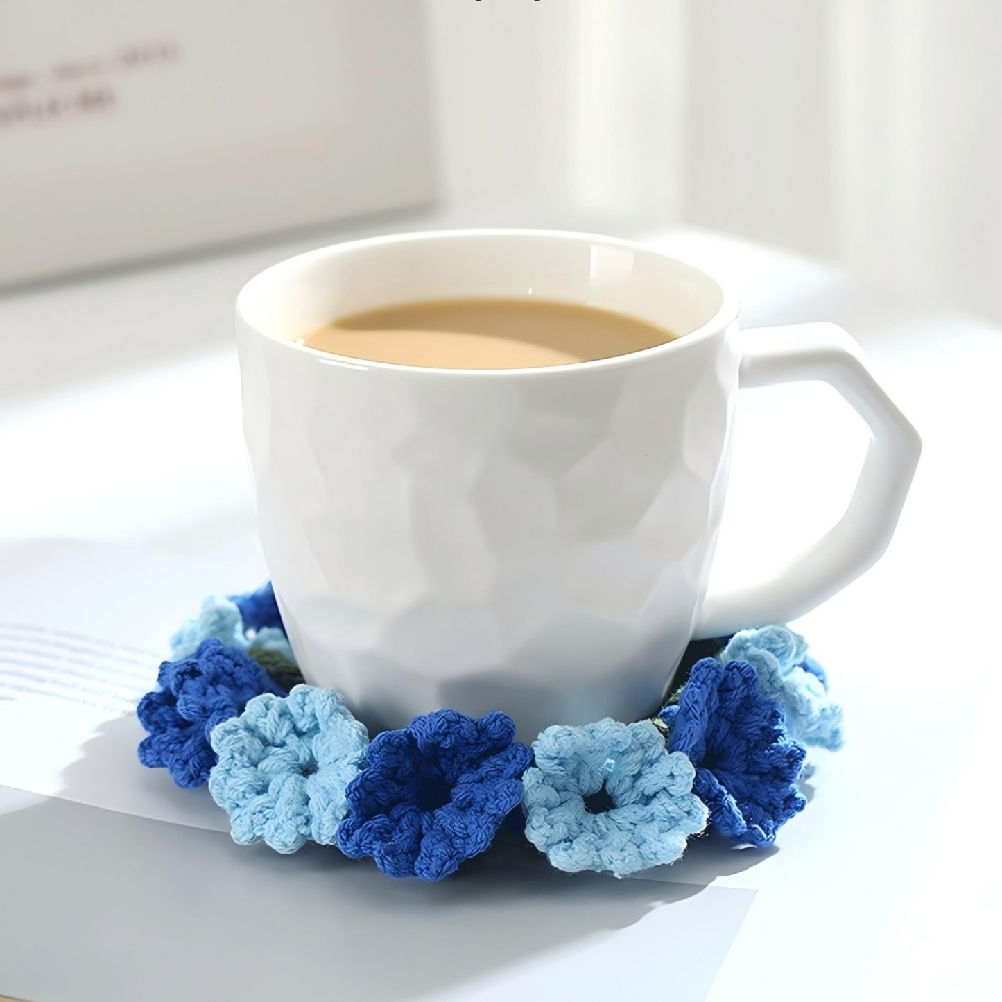 Lily Of The Valley Coaster Finished Hand-woven Pure Wool Gift For Mother And Girlfriend