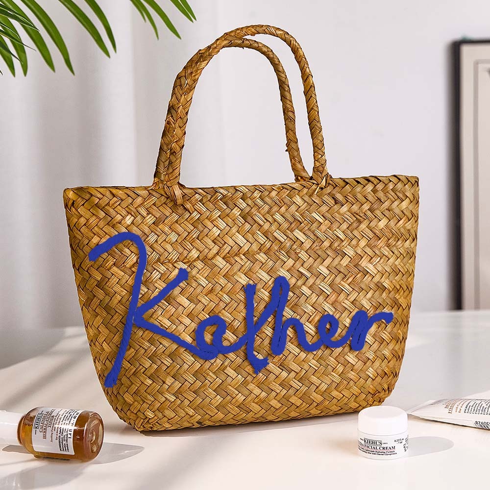 Personalized Handmade Bohemian Bucket Bag with Name Travel Beach Wedding Party Gift for Women - soufeelus