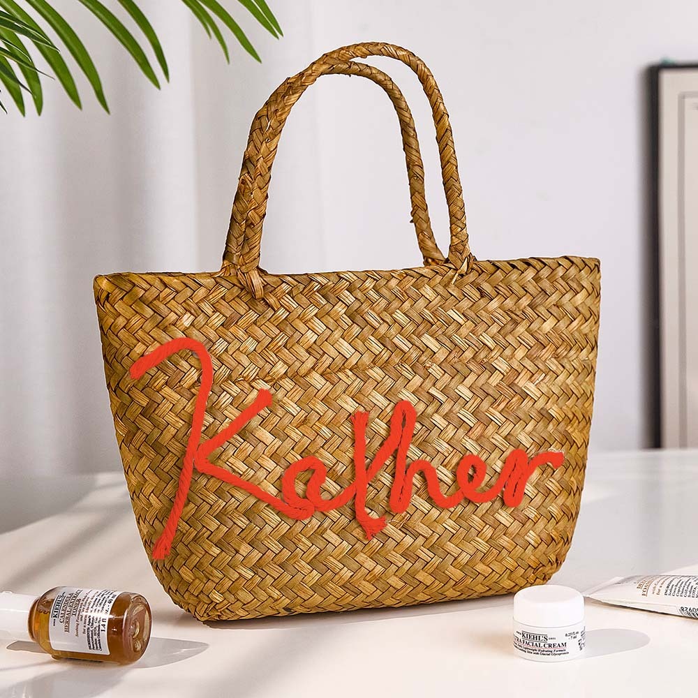 Personalized Handmade Bohemian Bucket Bag with Name Travel Beach Wedding Party Gift for Women - soufeelus