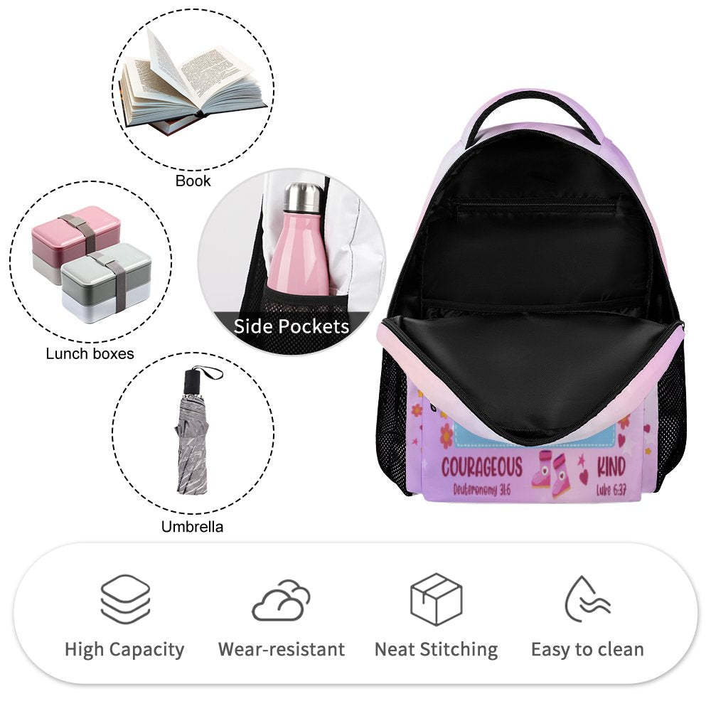 Personalized Name Backpack for Girls and Boys God Says I Am