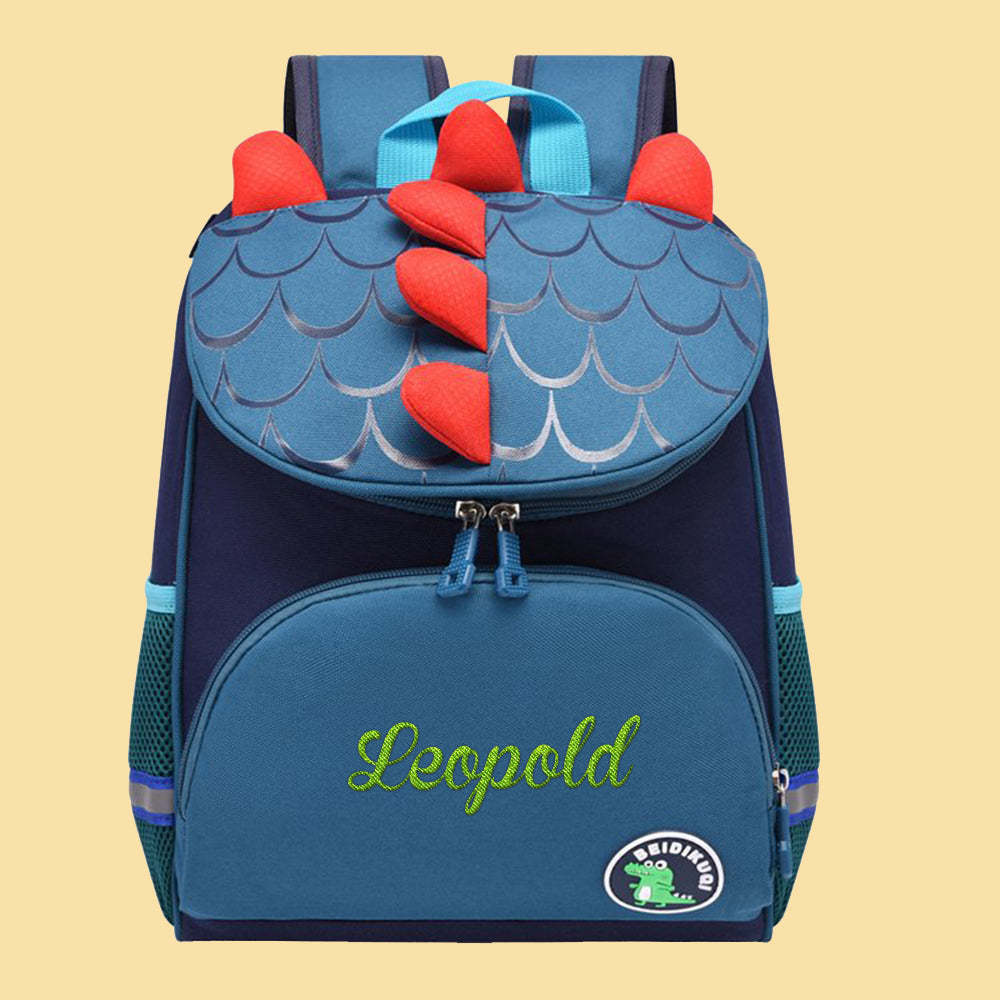 Personalized Name Embroidery Backpack Custom Unicorn Backpack School Bags Gift for Kids - soufeeltest