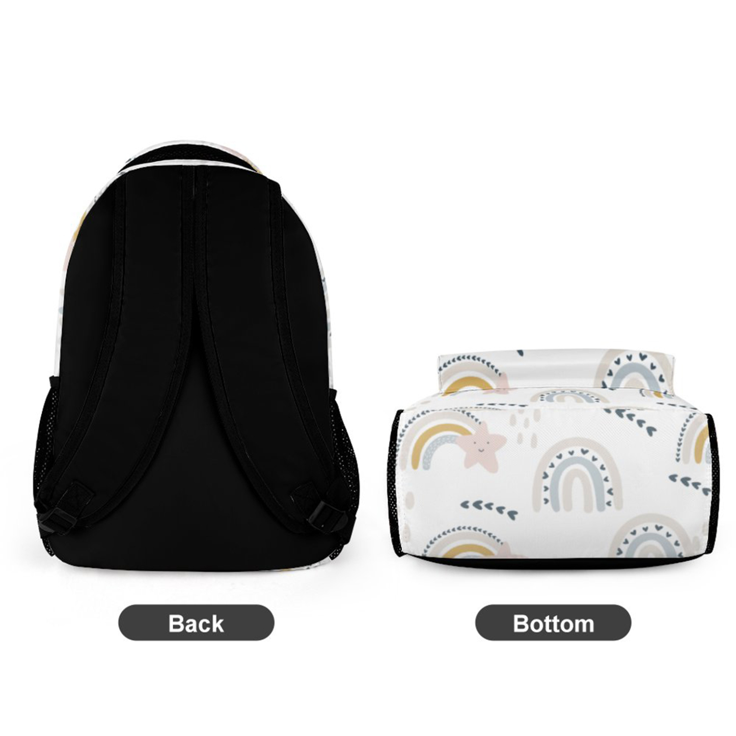 Custom Kid Backpack Custom Name Portrait Backpack Optional Background Back To School Gift For Kid - soufeelus