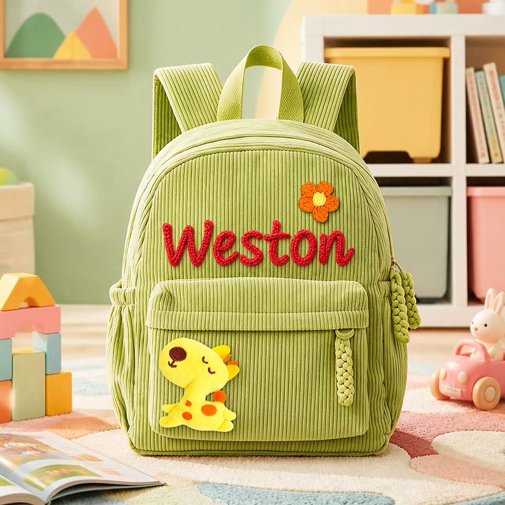 Personalized Toddler Backpack – Custom Kindergarten Backpack, Back to School & Summer Camp Bag