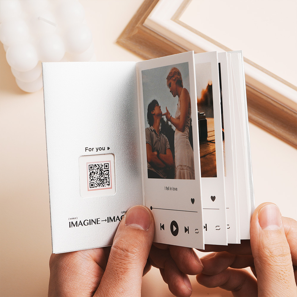 Photo Book Music Player Custom Mini Photo Album 16 Photos
