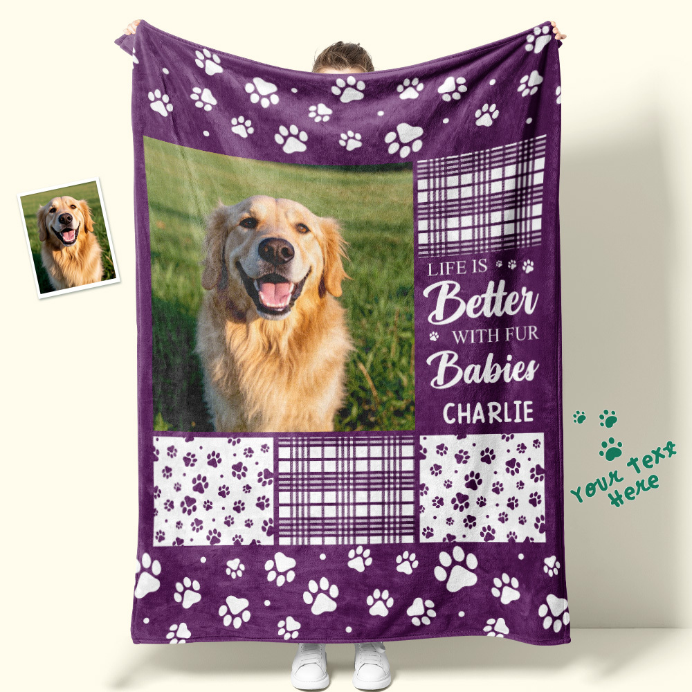 Custom Photo Blanket You Were My Favorite Hello And My Hardest Goodbye Owners Gift For Pet Lovers