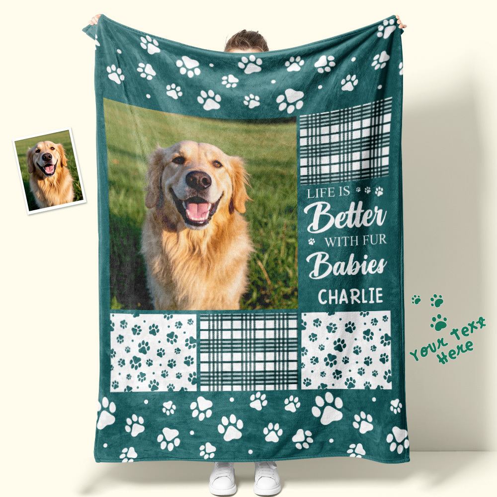 Custom Photo Blanket You Were My Favorite Hello And My Hardest Goodbye Owners Gift For Pet Lovers