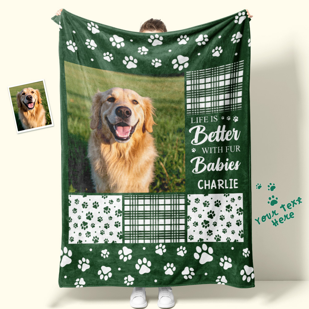 Custom Photo Blanket You Were My Favorite Hello And My Hardest Goodbye Owners Gift For Pet Lovers