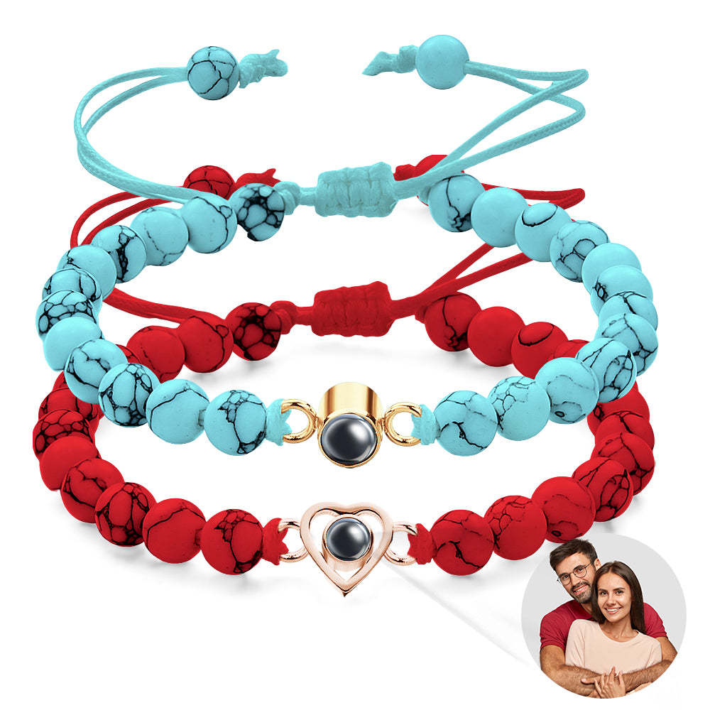 Custom Projection Bracelet Unique Romantic Couple Gift - soufeelus