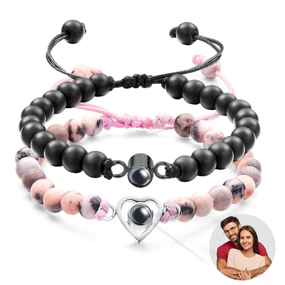 Custom Projection Bracelet Unique Romantic Couple Gift - soufeelus