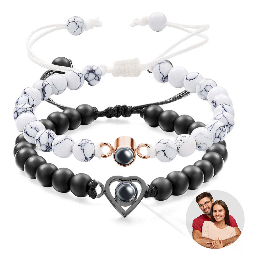 Custom Projection Bracelet Unique Romantic Couple Gift - soufeelus