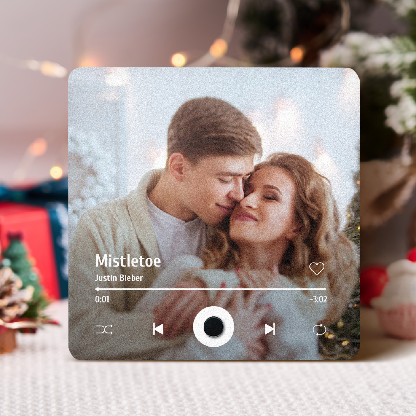 Customized Album Fridge Magnet Personalized Music Fridge Magnet Can Play Songs Christmas Gifts Family Gifts - soufeelus