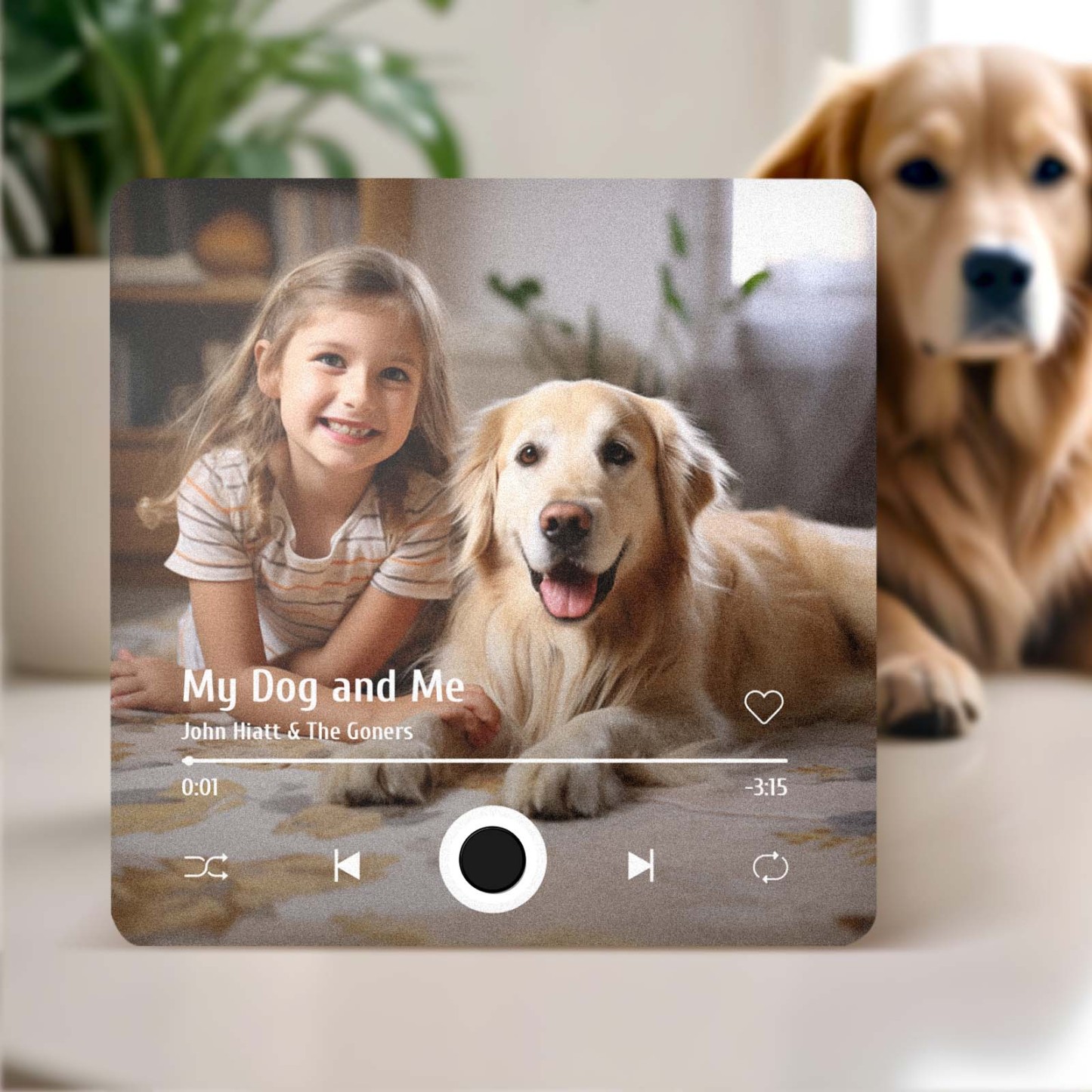 Customized Album Fridge Magnet Personalized Music Fridge Magnet Can Play Songs Gifts For Pet Lovers