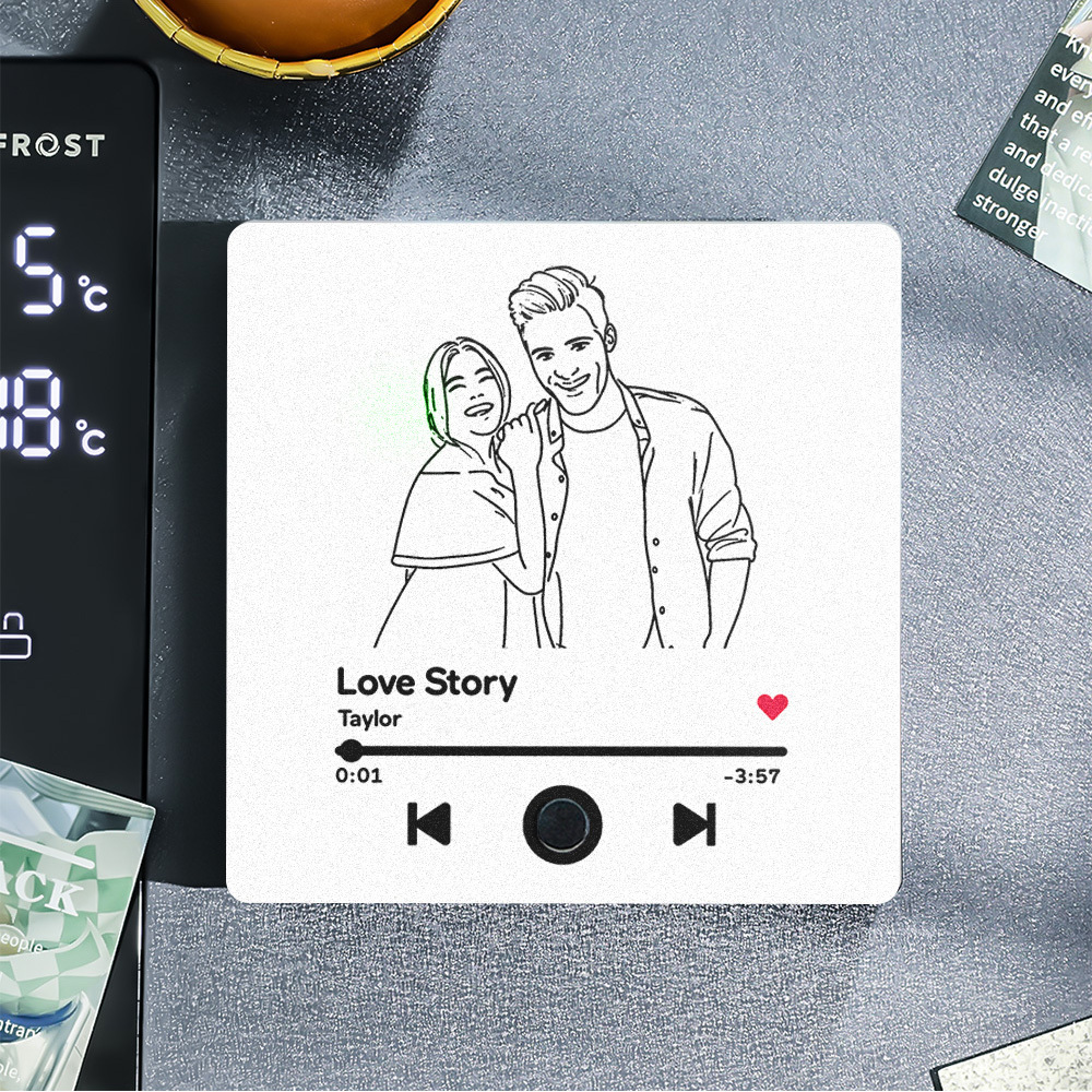 Customized Album Fridge Magnet Personalized Music Fridge Magnet Can Play Songs and Adjust Volume