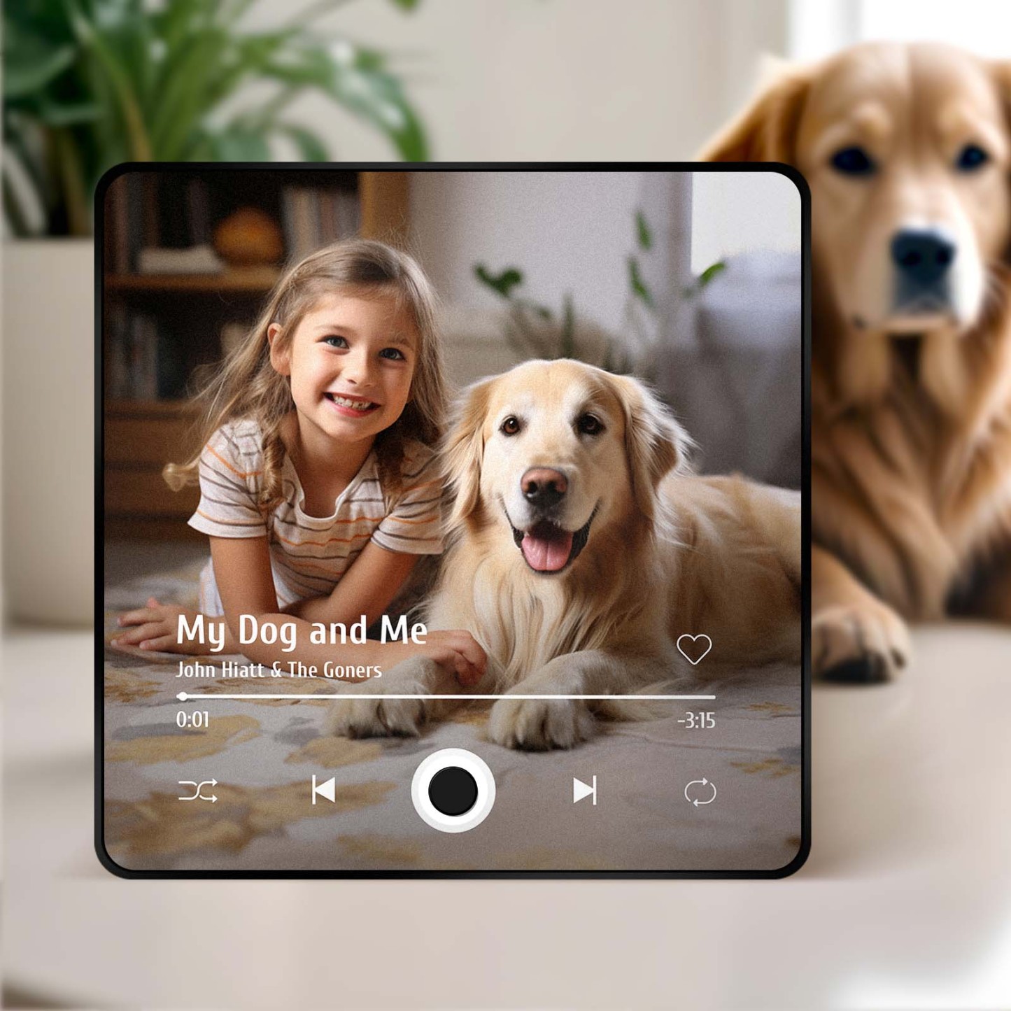 Customized Album Fridge Magnet Personalized Music Fridge Magnet Can Play Songs Gifts For Pet Lovers