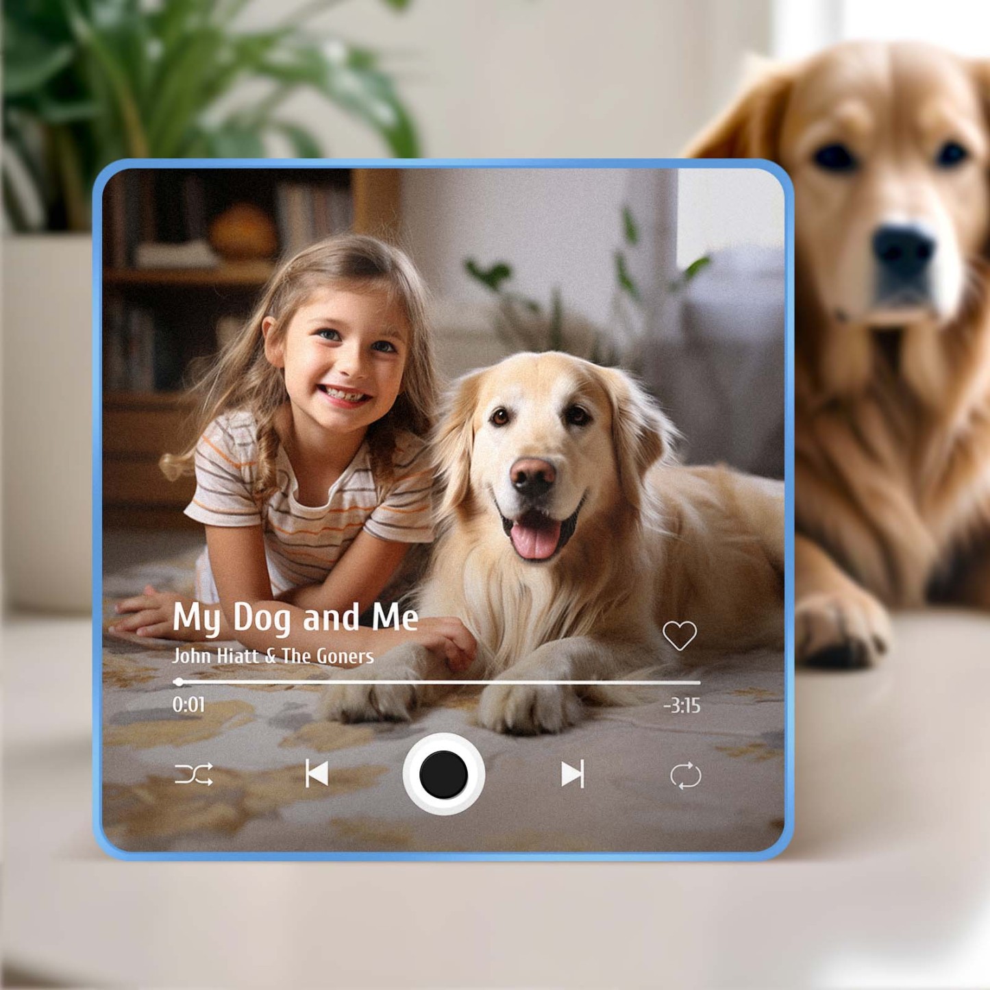 Customized Album Fridge Magnet Personalized Music Fridge Magnet Can Play Songs Gifts For Pet Lovers