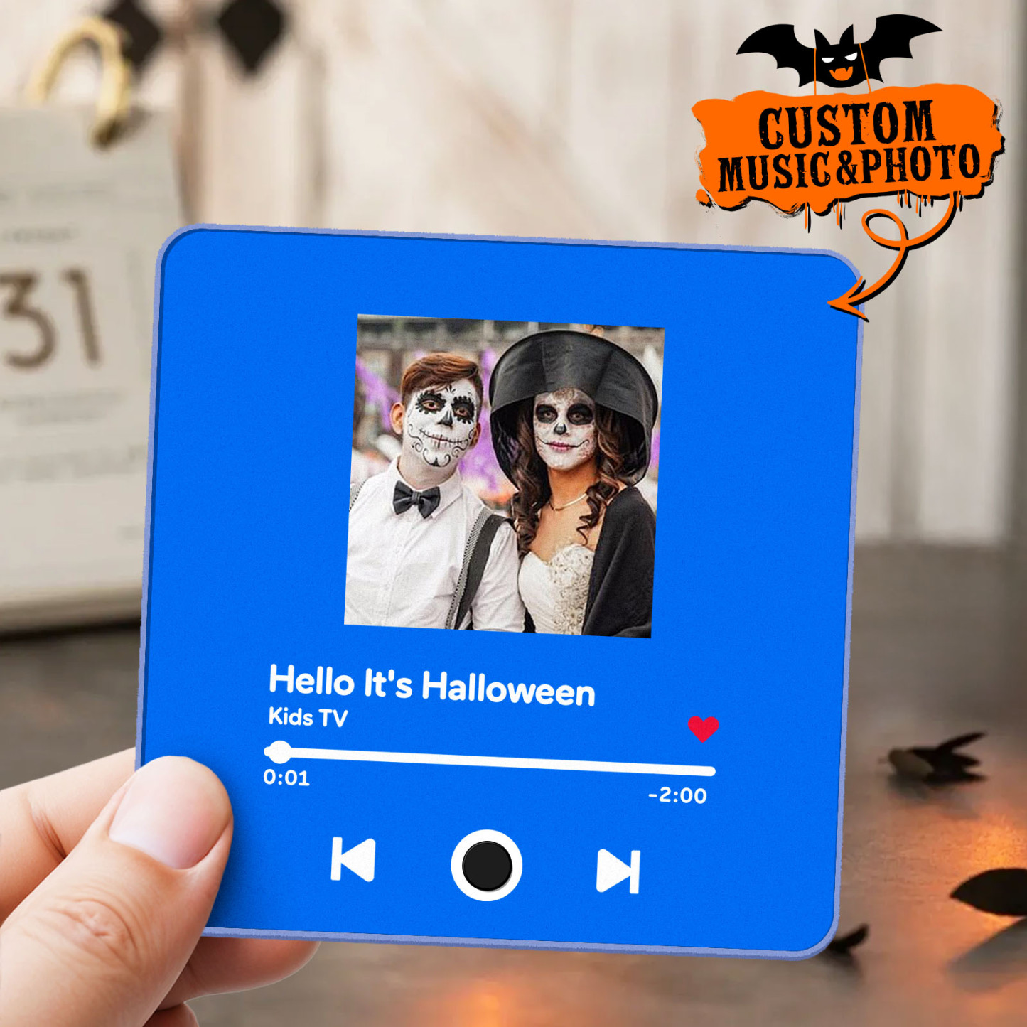Customized Album Fridge Magnet Personalized Music Fridge Magnet Halloween Gifts Family Gifts - soufeelus