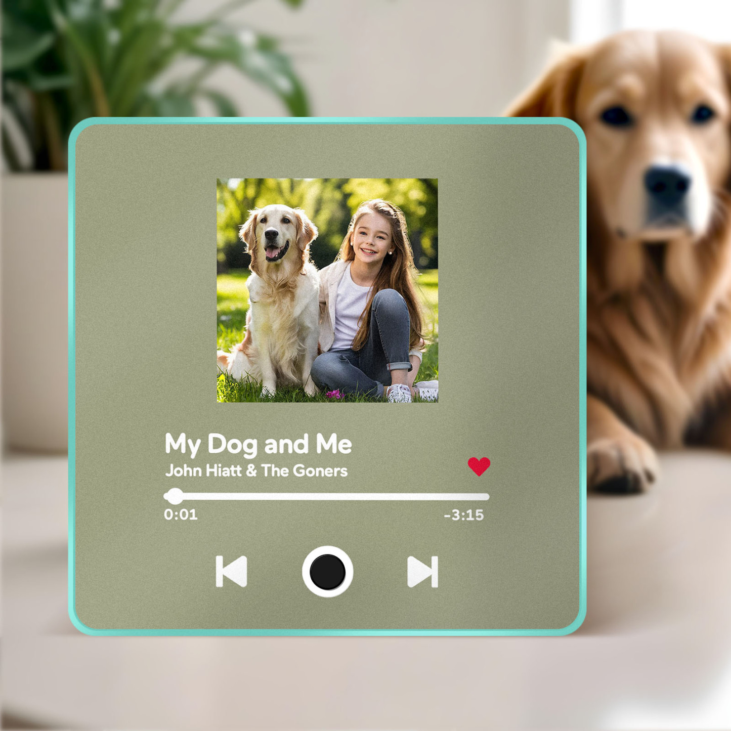 Customized Album Fridge Magnet Personalized Music Fridge Magnet Can Play Songs Gifts For Pet Lovers