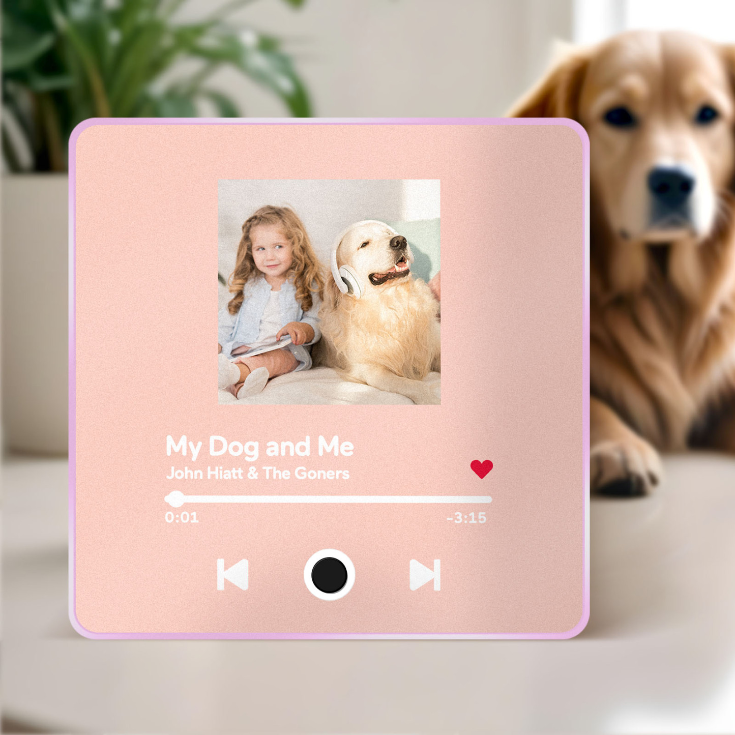 Customized Album Fridge Magnet Personalized Music Fridge Magnet Can Play Songs Gifts For Pet Lovers