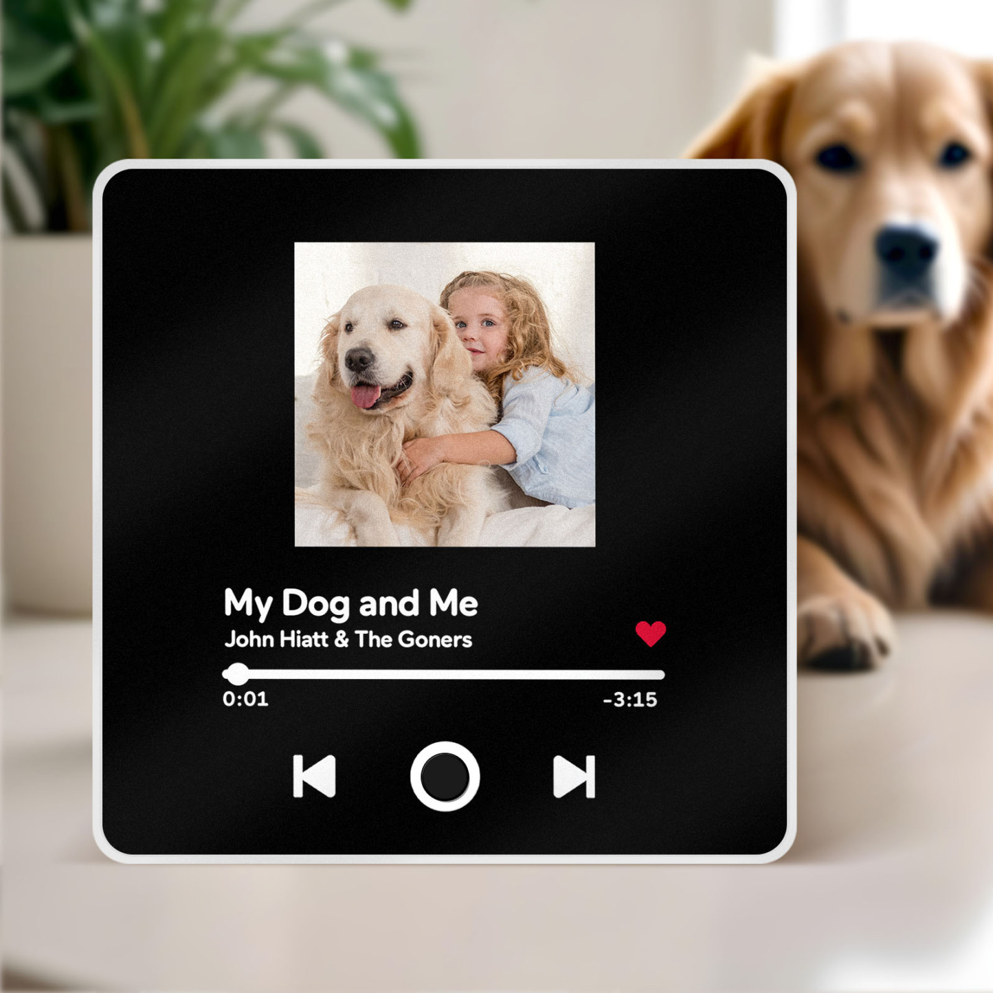Customized Album Fridge Magnet Personalized Music Fridge Magnet Can Play Songs Gifts For Pet Lovers