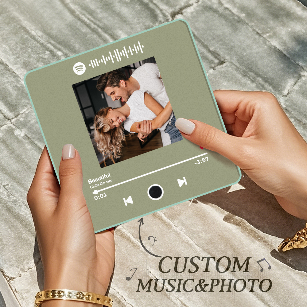 Personalized Photo Album Fridge Magnet Music Wall Photo Sticker Music Movement That Can Be Played Without Cell Phone Music Fridge Magnet Pro
