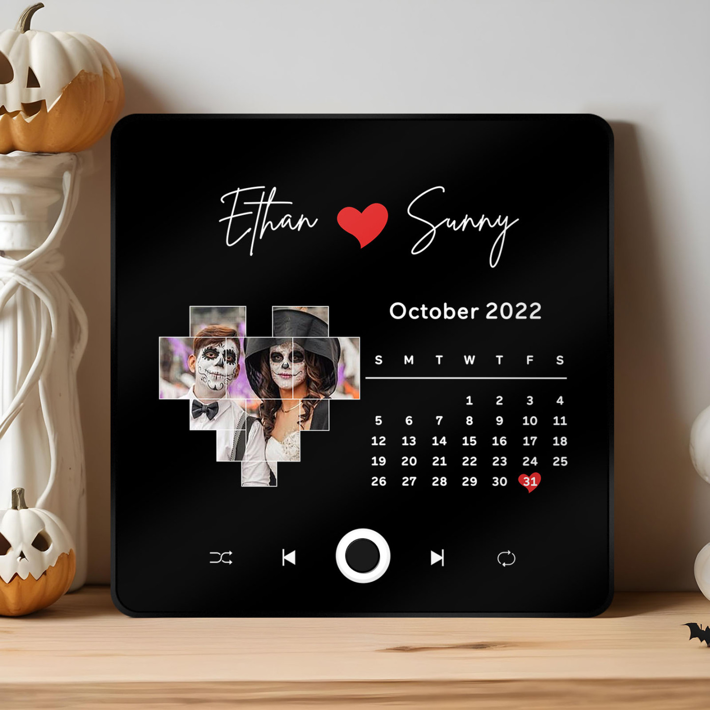Customized Album Fridge Magnet Personalized Music Fridge Magnet Halloween Gifts Family Gifts