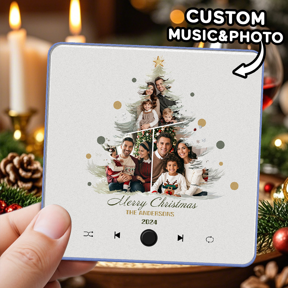 Custom Music Fridge Magnet Photo Sticker Music Wall Photo Sticker That Plays Music Without Cell Phone Christmas Gifts