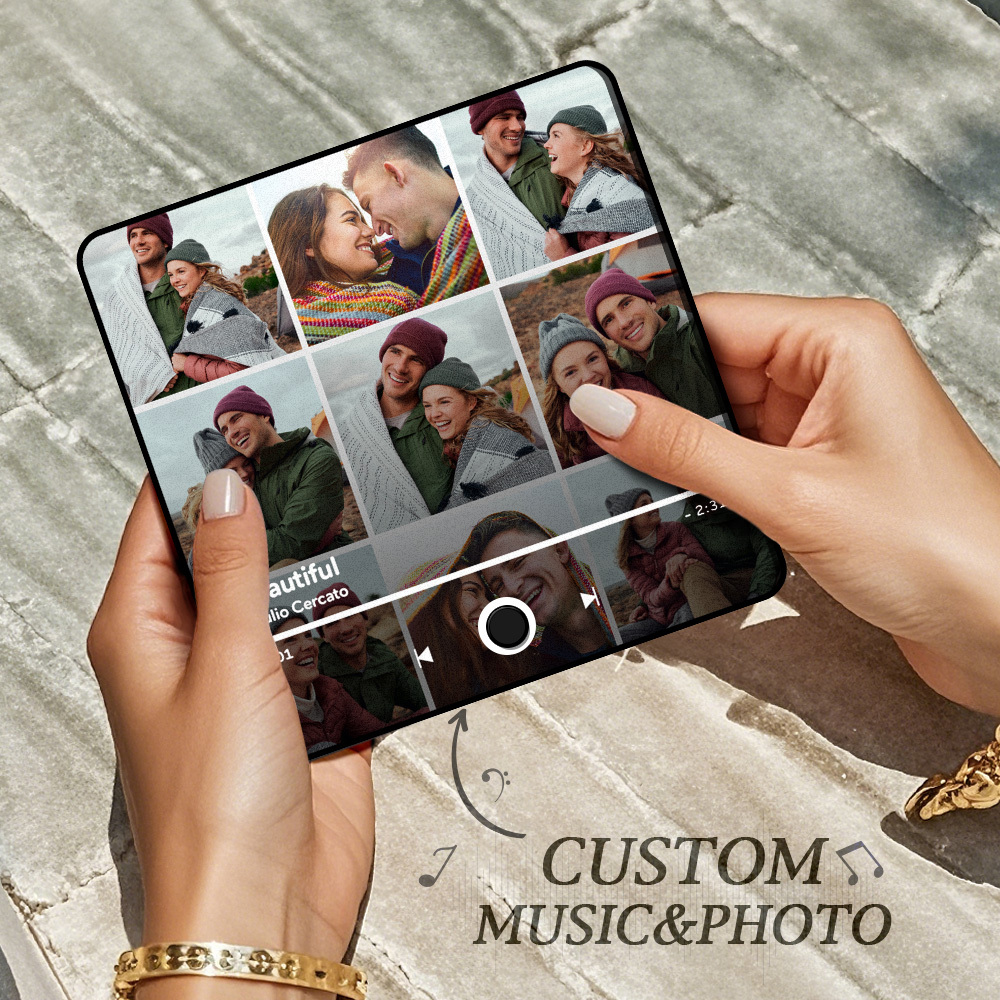 Customized Music Fridge Magnet Personalized Photo Fridge Magnet Can Play Songs and Adjust Volume