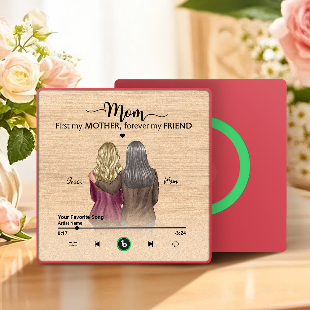 Custom Music Fridge Magnets Mother's Day Music Wall Photo Sticker That Plays Music Without Cell Phone Multiple Styles