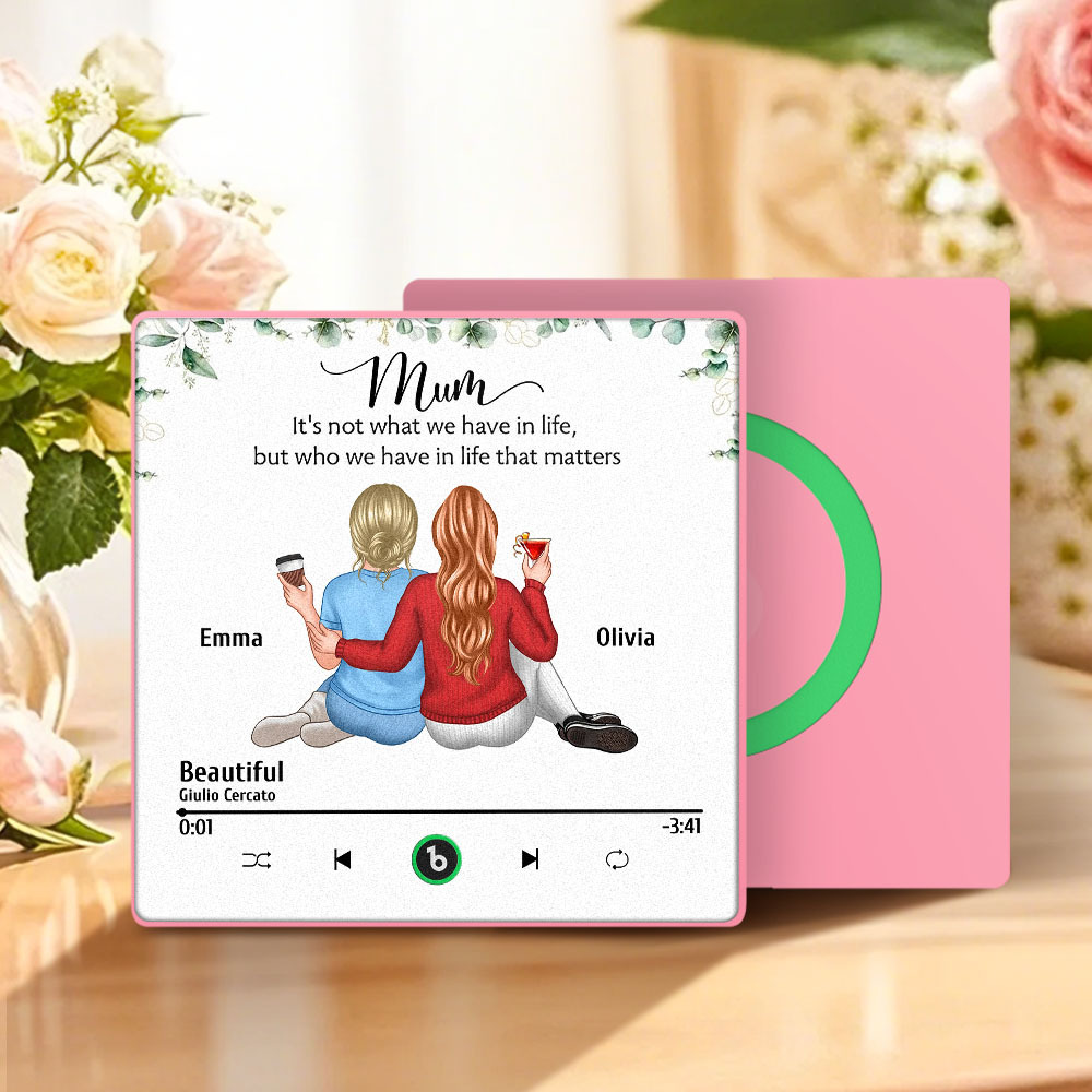 Custom Music Fridge Magnets Wall Photo Sticker That Plays Music Without Cell Phone Multiple Styles for Mother's Day Gifts