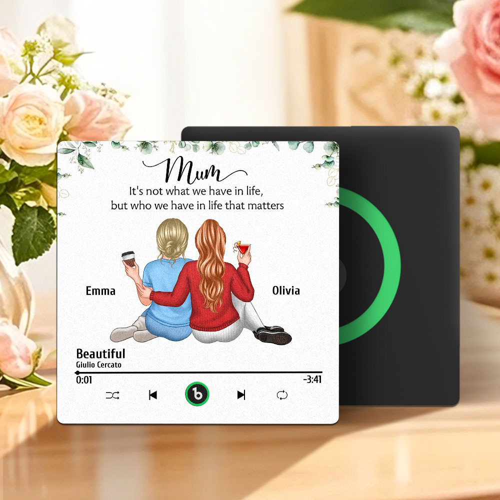Custom Music Fridge Magnets Wall Photo Sticker That Plays Music Without Cell Phone Multiple Styles for Mother's Day Gifts