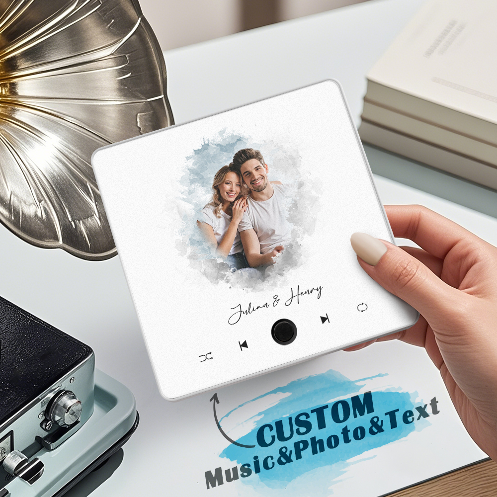 Customized Music Fridge Magnet Personalized Photo Fridge Magnet Can Play Songs and Adjust Volume